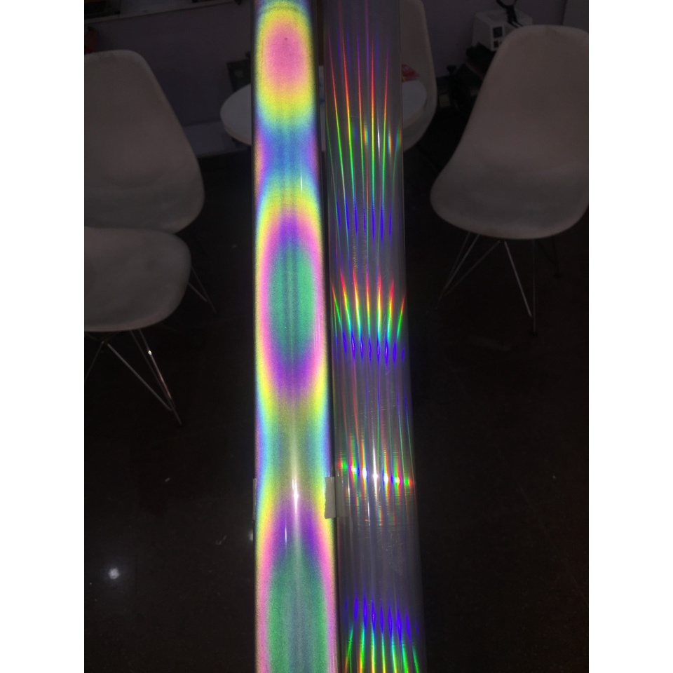️🎖️ Decal Đa Chiều 7 Màu 🌈 Hologram Khổ 0.51 Ép Chuyển Nhiệt Lên Áo Phông 👕