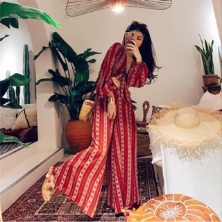 Set thổ cẩm đỏ