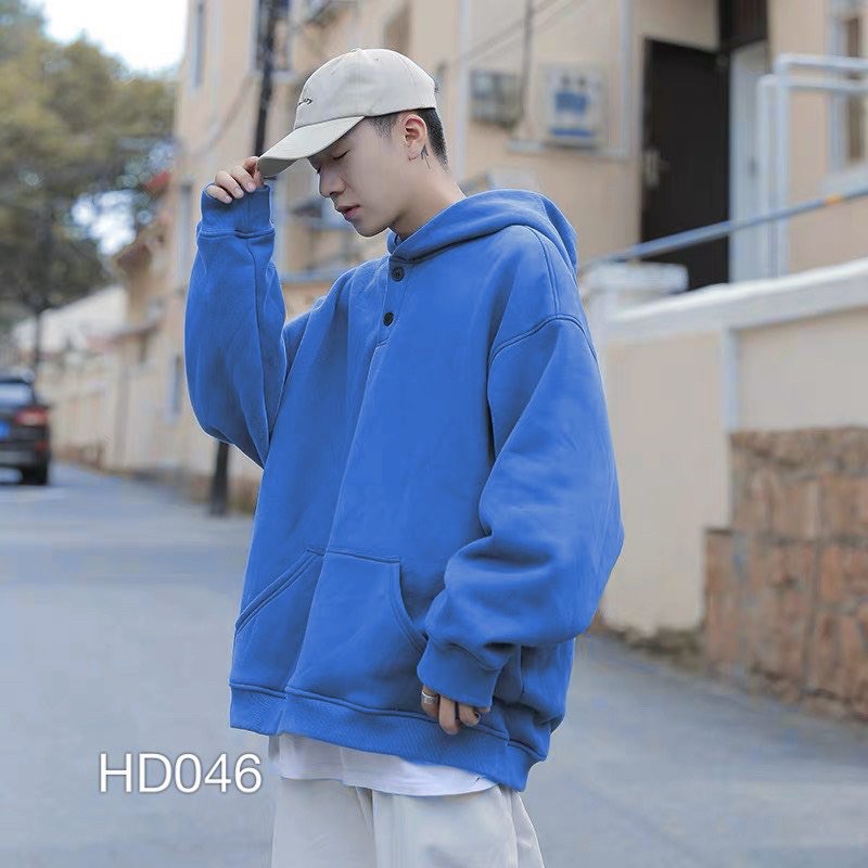 Áo hoodie VN CLO kiểu polo - HD046