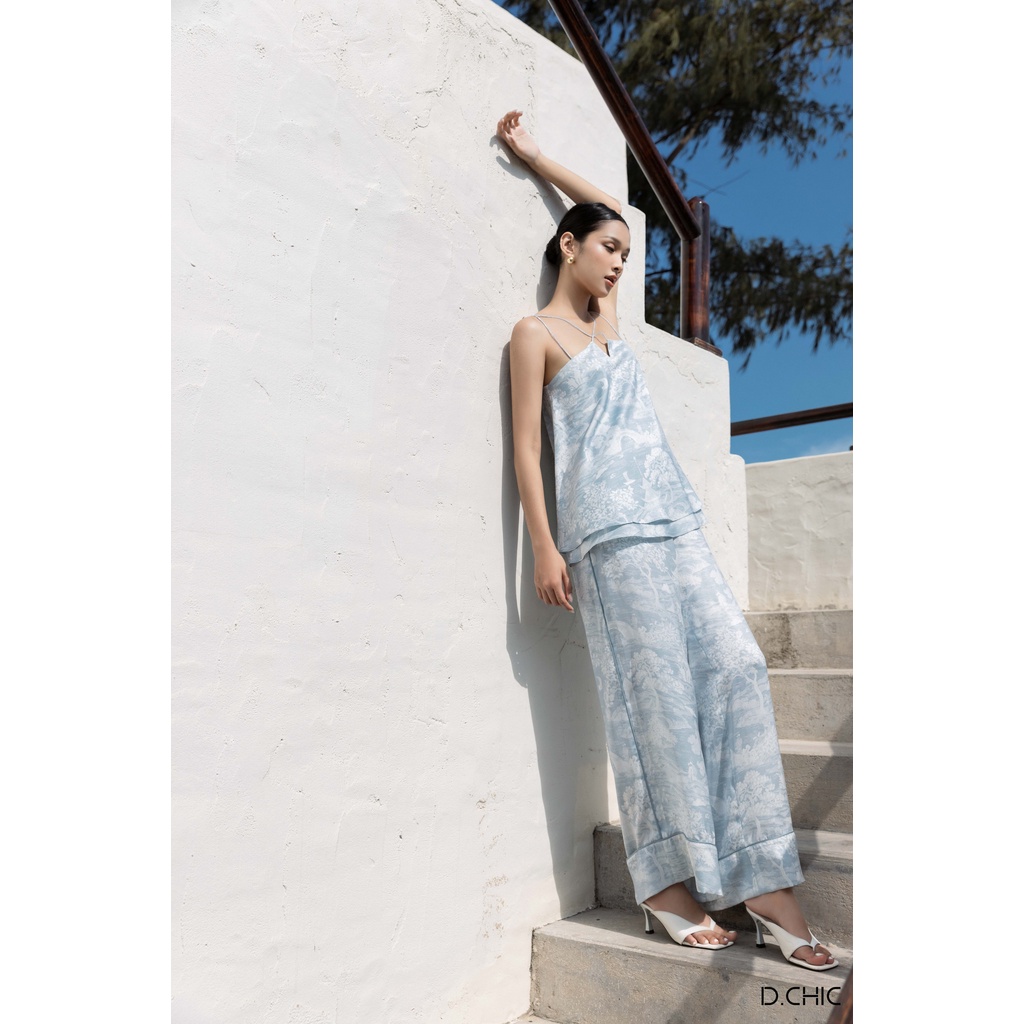 Quần dài suông phối viền D.CHIC MS: 482587