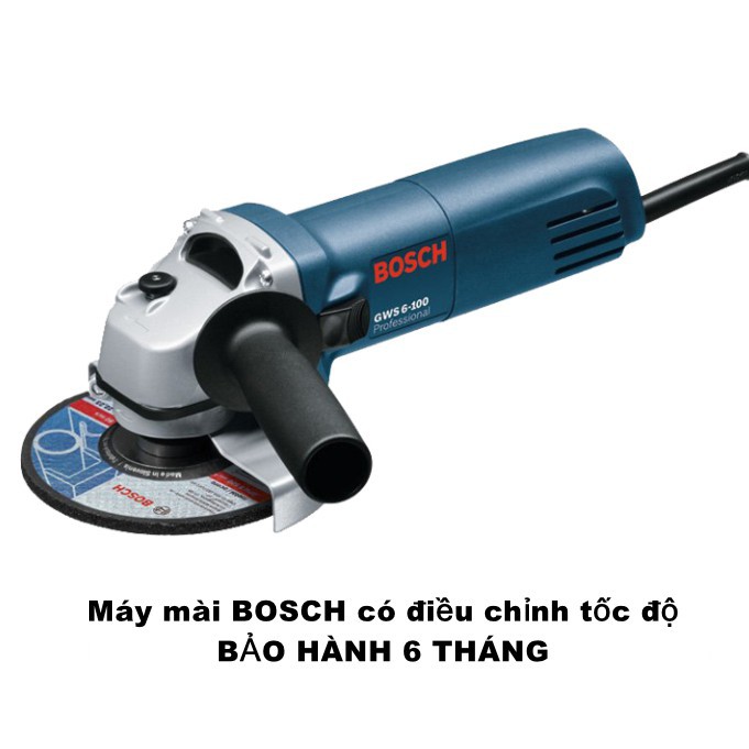 Máy cắt GWS6-100 dầu nhựa dẻo dai dây đồng công suất mạnh mẽ 710W - máy mài cầm tay
