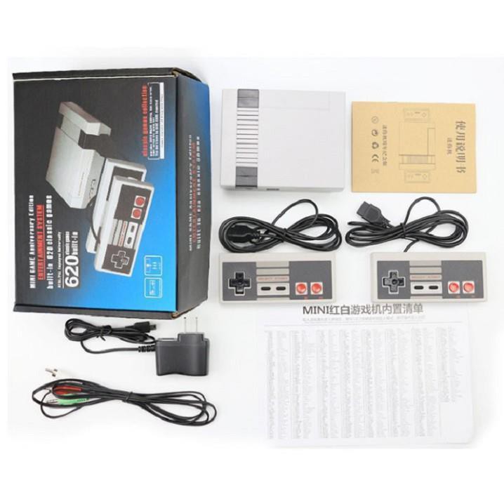 Máy chơi game cổ điển mini 620 trò Tăng 2 bộ tay game cho 2 người_SUPER NES Classic Phiên Bản Máy SNES