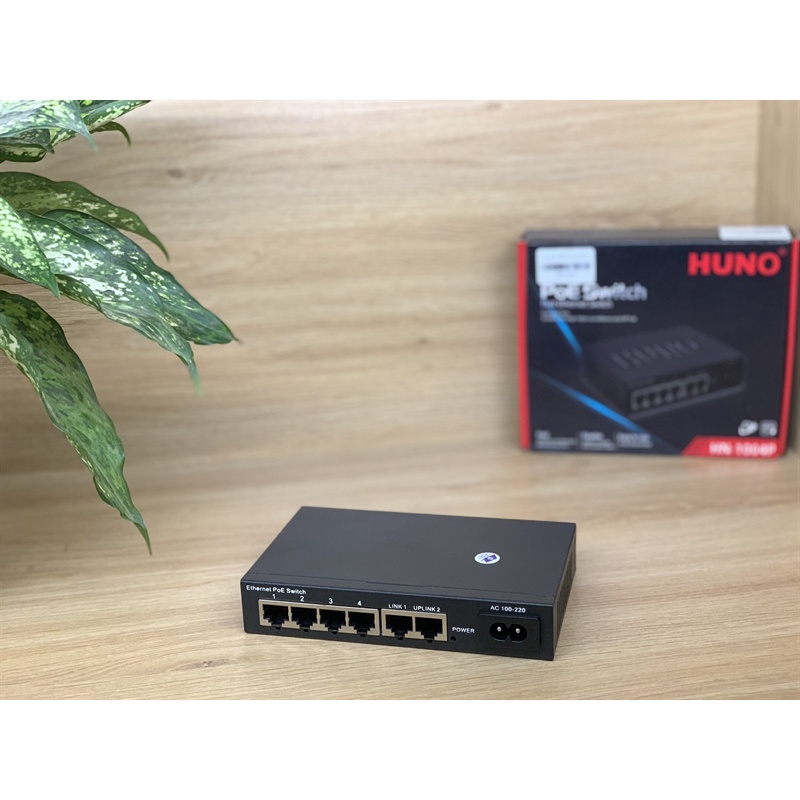 Swich POE 4 cổng - Huno