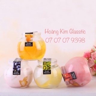 Hủ tròn 200ml thuỷ tinh nắp nhựa