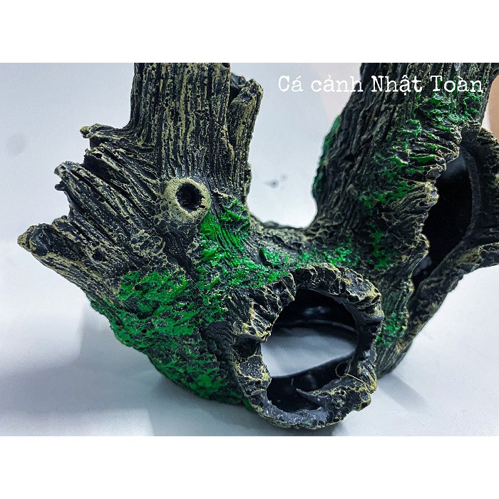 CẢNH NÚI TRANG TRÍ HỒ CÁ NON BỘ 14X13X14CM