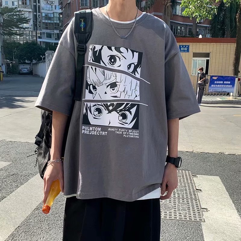 Áo Thun Tay Ngắn Phong Cách Năng Động Thời Trang Cho Nam 4 Màu Size M-5Xl