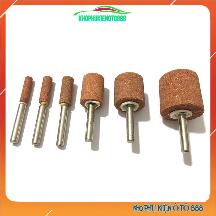 Đá mài trục 6mm mũi trụ mũi nhọn đủ loại mài cạnh đánh bóng kỹ thuật bề mặt đá kim loại gốm sứ