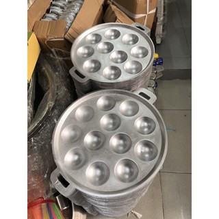 Khuôn bánh khọt gang 8,10,12 lỗ Freeship