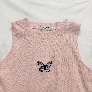 Áo Croptop BƯỚM Ulzzang (ẢNH THẬT)
