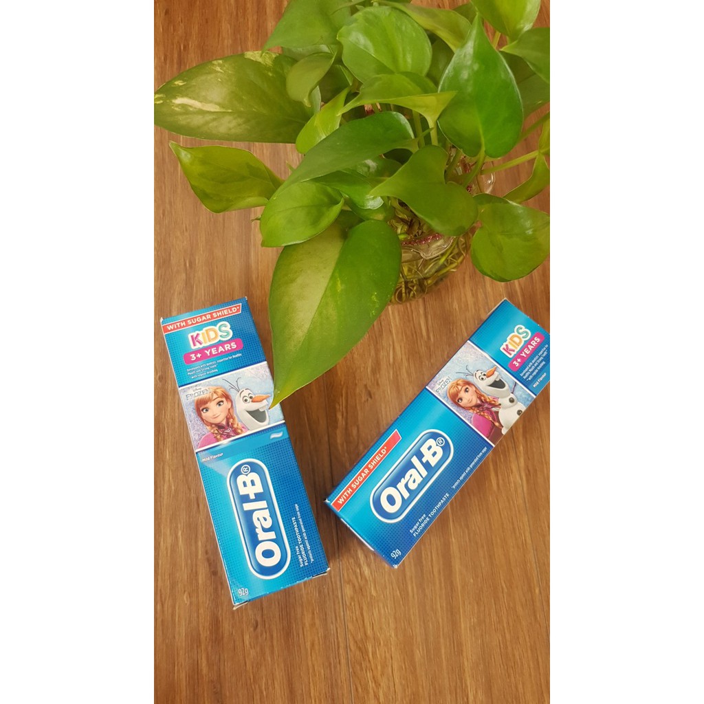 Kem Đánh Răng Oral-B cho bé 3 tuổi trở lên - Frozen (hàng Úc)