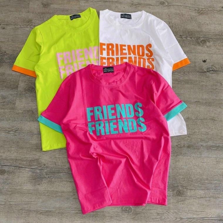 Áo thun giấy in FRIENDS - form rộng 57-58kg bon chen thoải mái CAROTSHOP