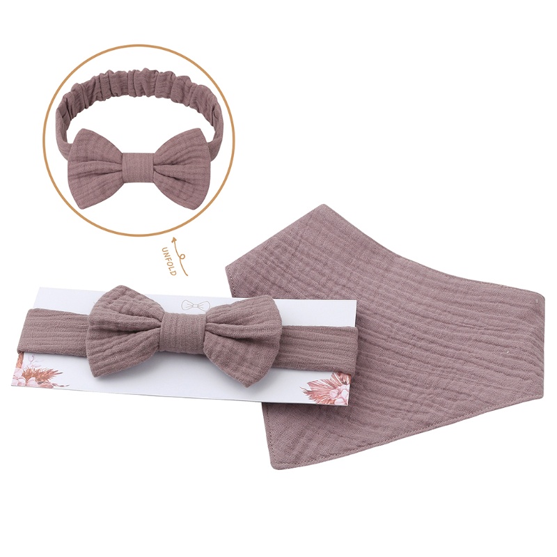 Set 2 Yếm Ăn Co Dãn Xinh Xắn Cho Bé Gái