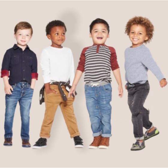 Quần jeans Cat&amp;Jack xuất dư size 12m-5y