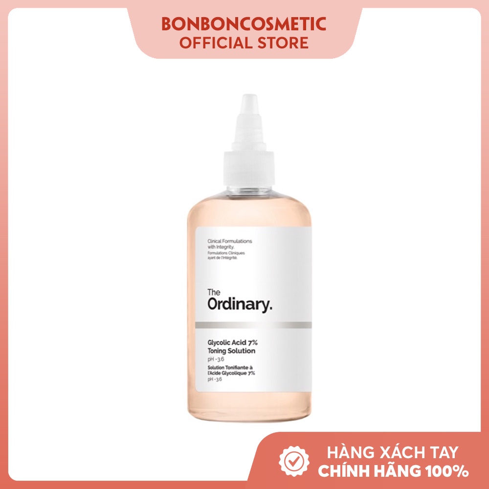 TONER THE ORDINARY GLYCOLIC 7% TONING SOLUTION (Bản Hàn)