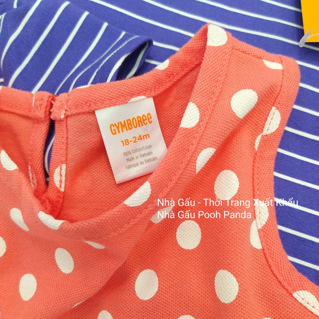 Đầm chấm bi cam sát nách GYMBOREE BG2247