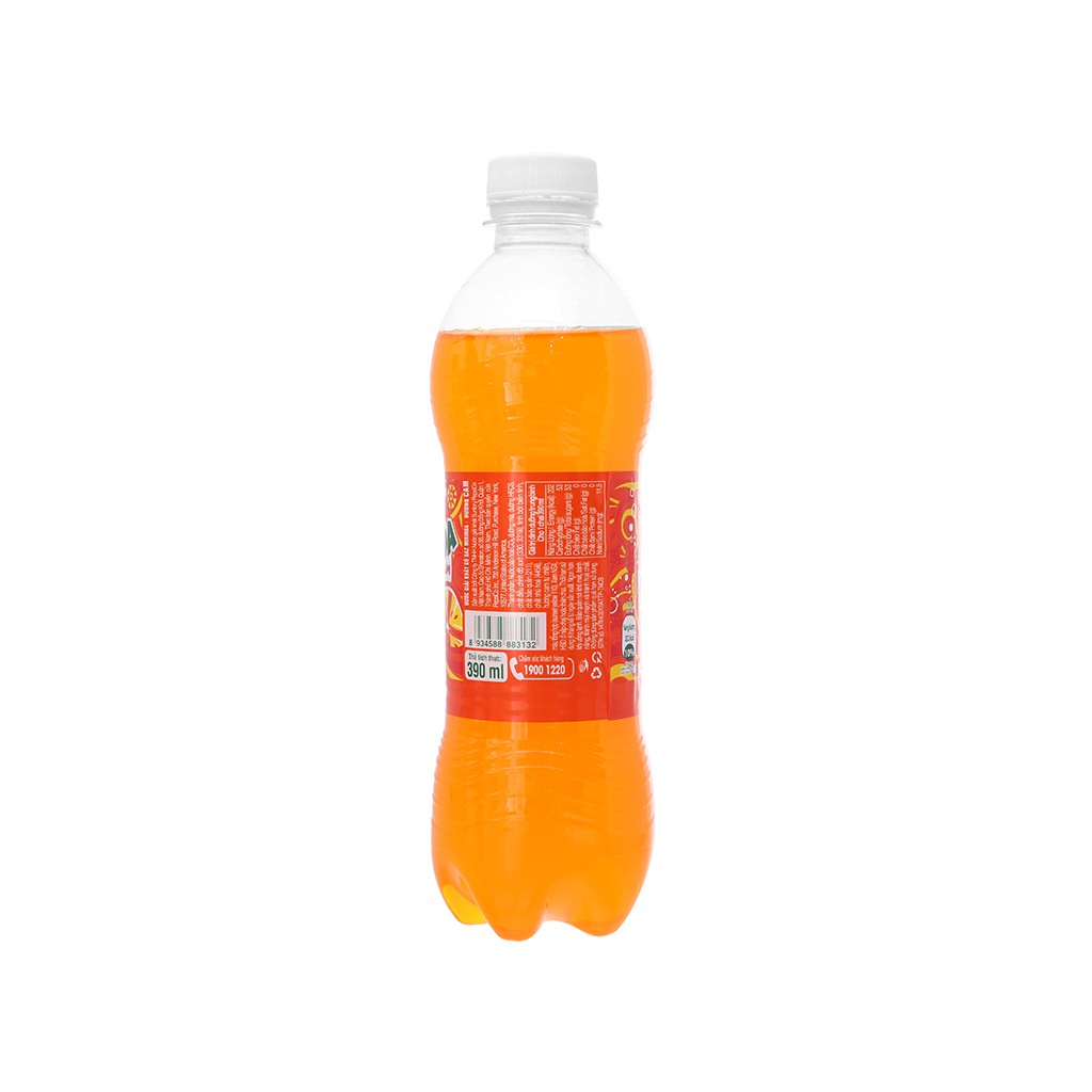 6 chai nước ngọt Mirinda vị cam 390ml