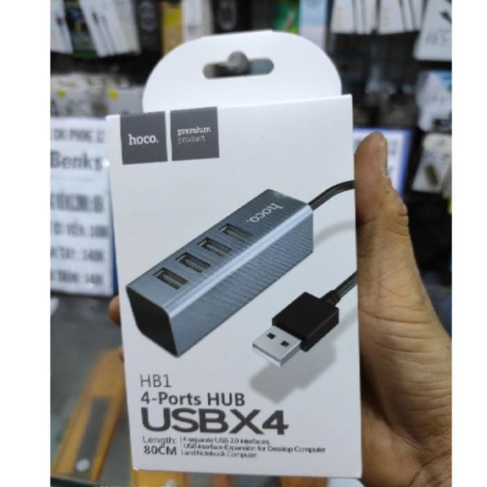 Hub Chia 1 ra 4 Cổng USB Của Hoco Hàng Chính Hãng.