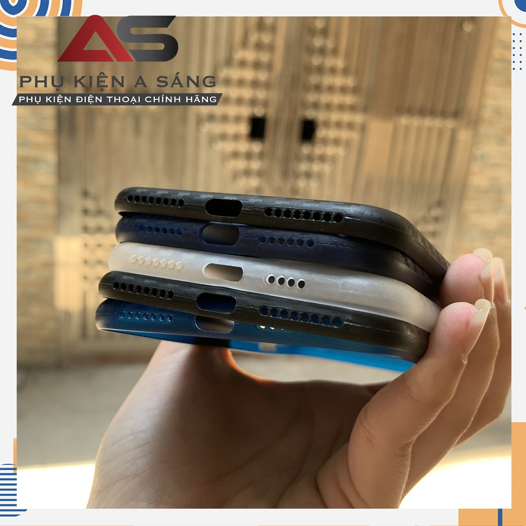 Ốp Giấy Nhám Vân Cacbon Version 2 Chống Vân Tay Siêu Mỏng Cho Iphone
