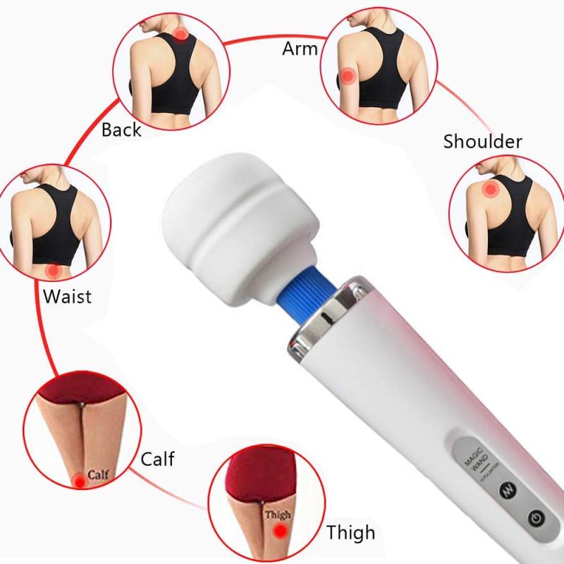 MÁY MASSAGE ĐIỆN 8 CẤP ĐỘ HV-280, MÁY MASSAGE BÚA USJE mạnh mẽ đầu silicone rung êm ái tạo thư giãn, giàm stress