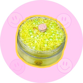 SLIME MẶT CƯỜI HAPPIER ~ Slime trong xốp vàng giòn rụm