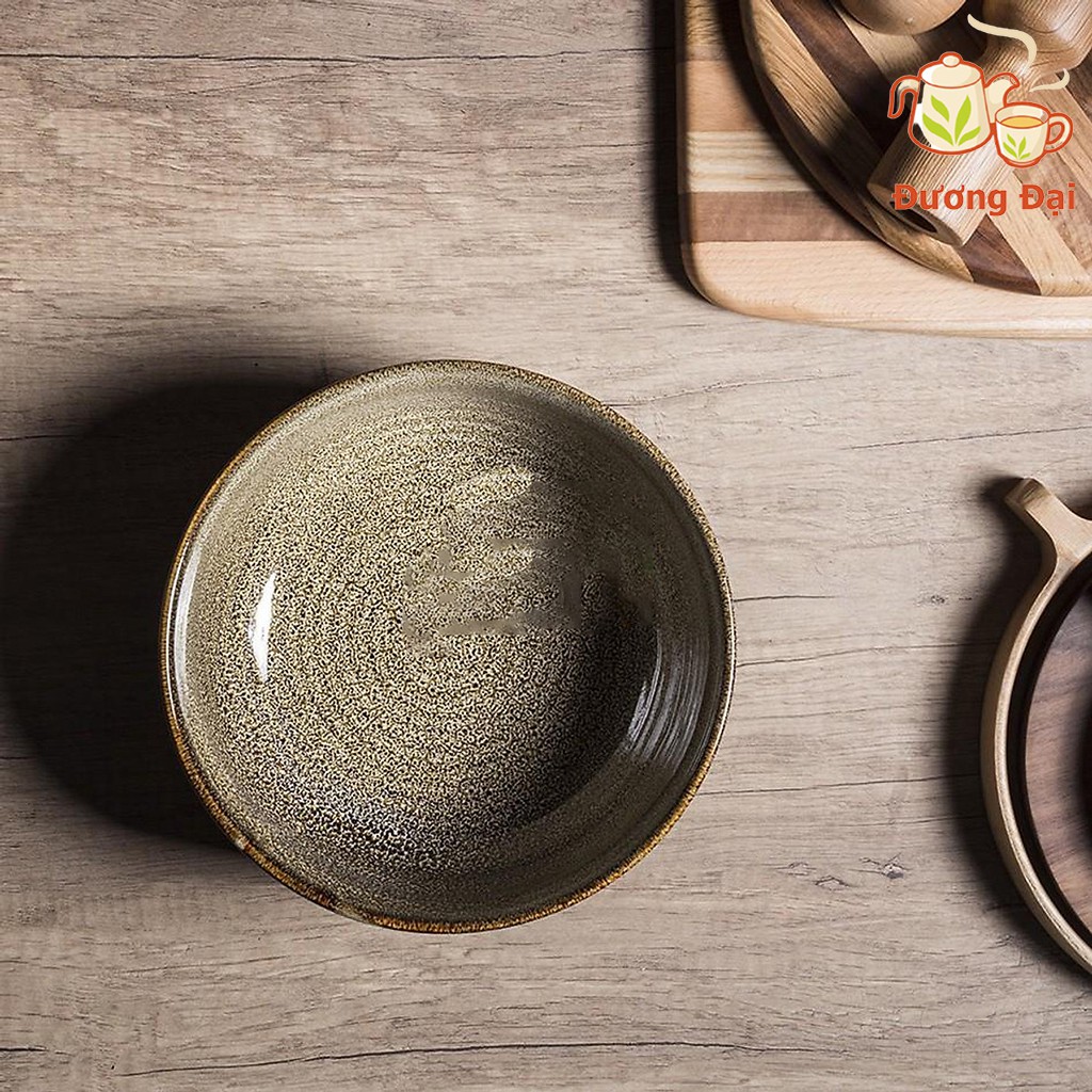 Bát Tô Nông Đựng Cơm Canh Men Hỏa Biến Gốm Sứ Bát Tràng Đương Đại