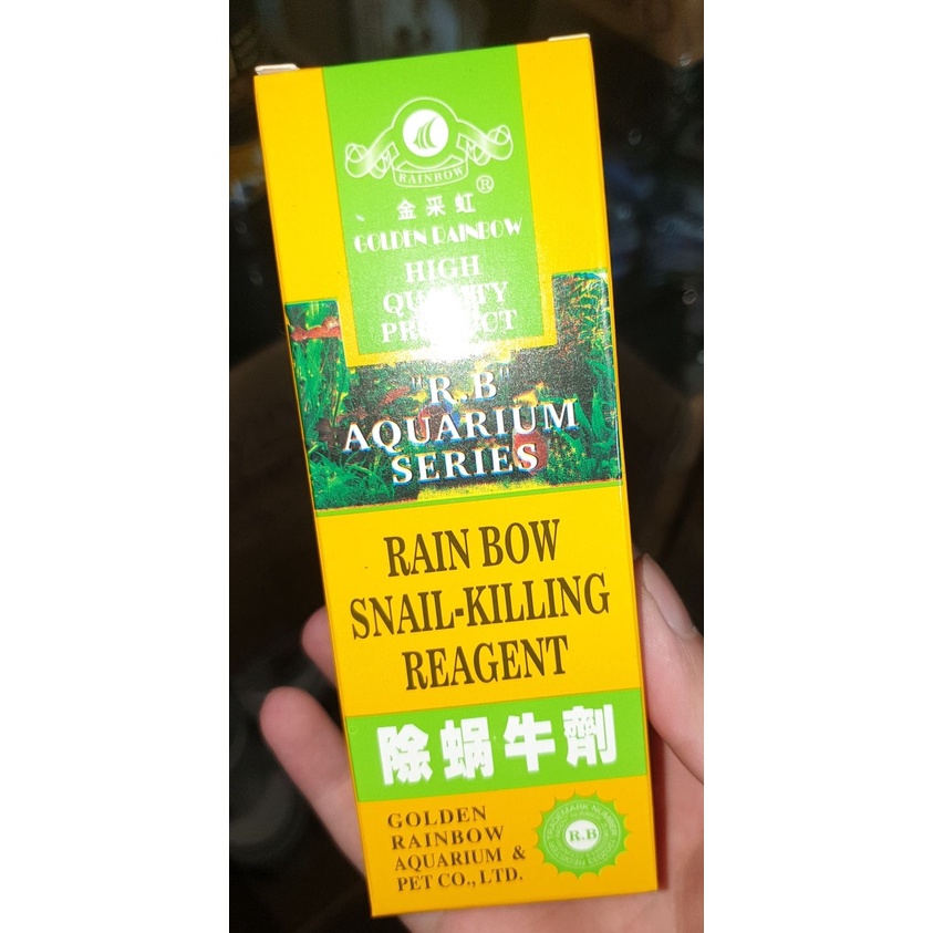 Diệt Ốc Và Ký Sinh Trùng Rainbow Snail-Killing Reagent 125ml Cho Bể Cá, Thủy Sinh