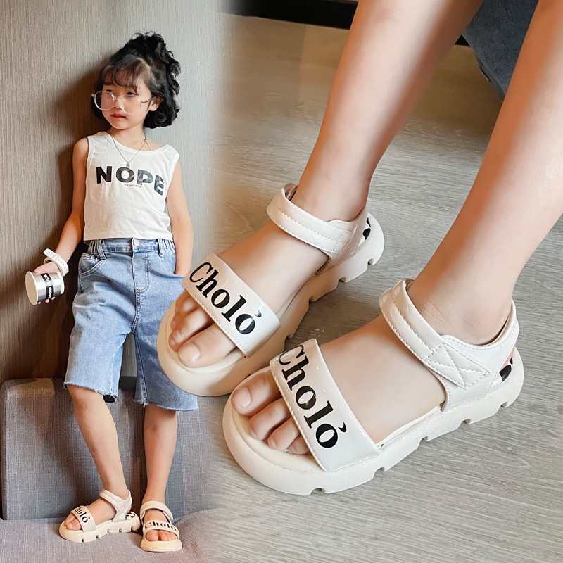 Dép sandal học sinh 2023 mã JN6882 Quảng Châu cao cấp cho bé gái từ size 26 đến 36