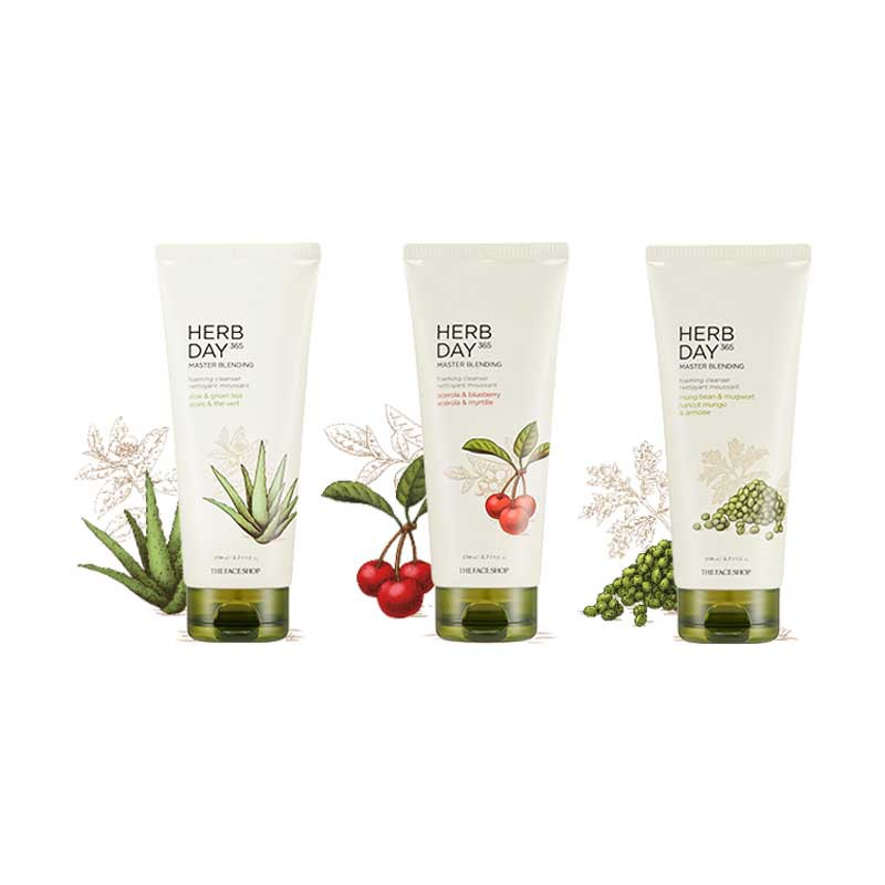 SỮA RỬA MẶT DƯỠNG DA / Sữa rửa mặt Herb Day 365 Cleansing Foam “Mẫu mới” 170ML