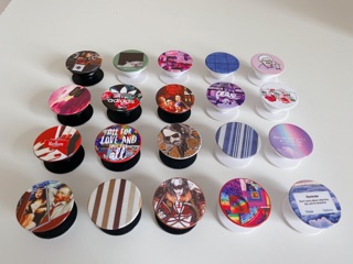 Popsocket giá đỡ điện thoại aesthetic màu đỏ