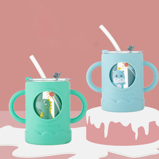 Ly sữa hình hoạt hình đáng yêu cho bé dung tích 250ml