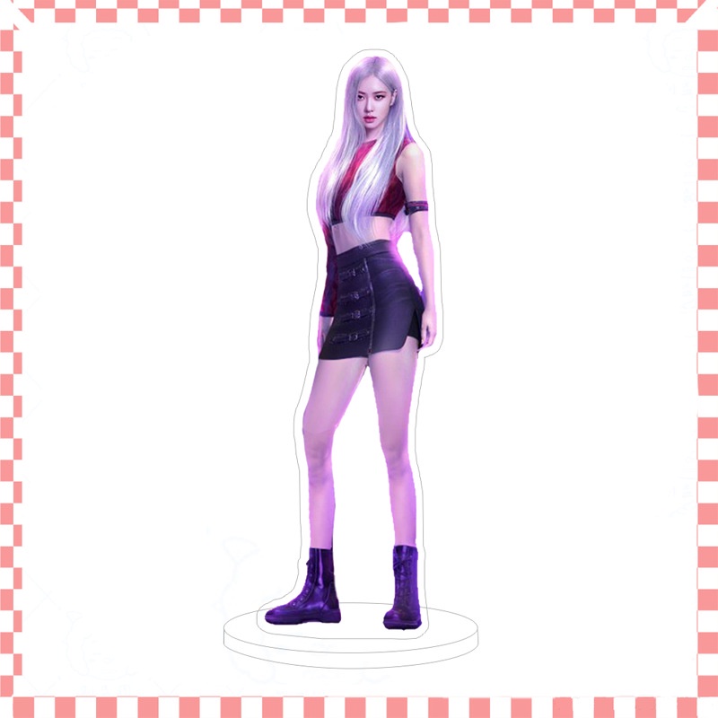 Phụ Kiện Trang Trí Bàn Đứng Hình LISA Nhóm BLACKPINK