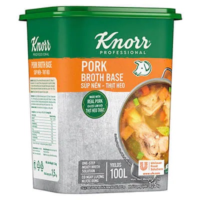 Bột súp nền thịt heo Knorr 1.5kg