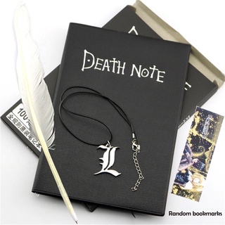 Sổ bìa da sổ tay tử thần anime Death Note kèm vòng cổ và bút