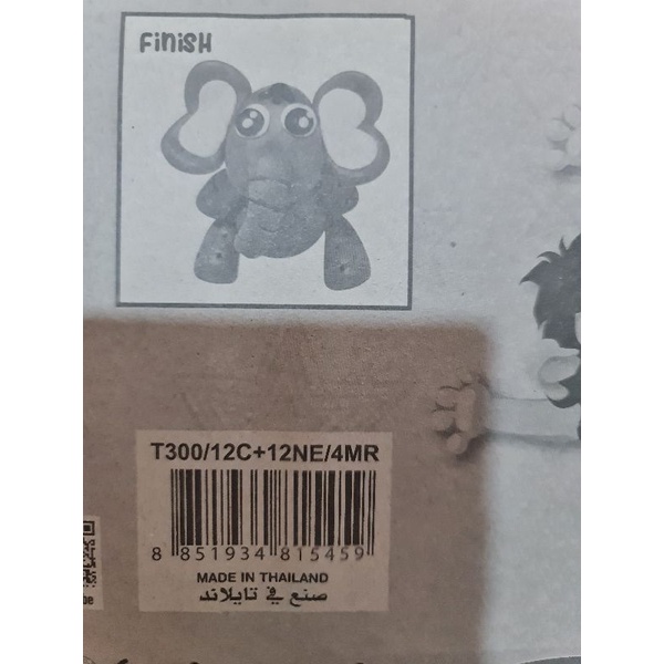 ĐẤT NẶN THÁI 24 MÀU KÈM PHỤ KIỆN (MÃ T300)