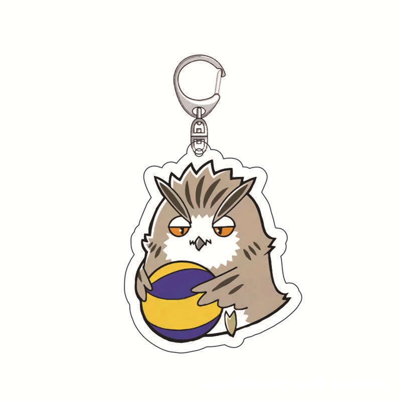 Móc khóa phong cách hoạt hình Haikyu! Hinata Kozume Kenma tùy chọn