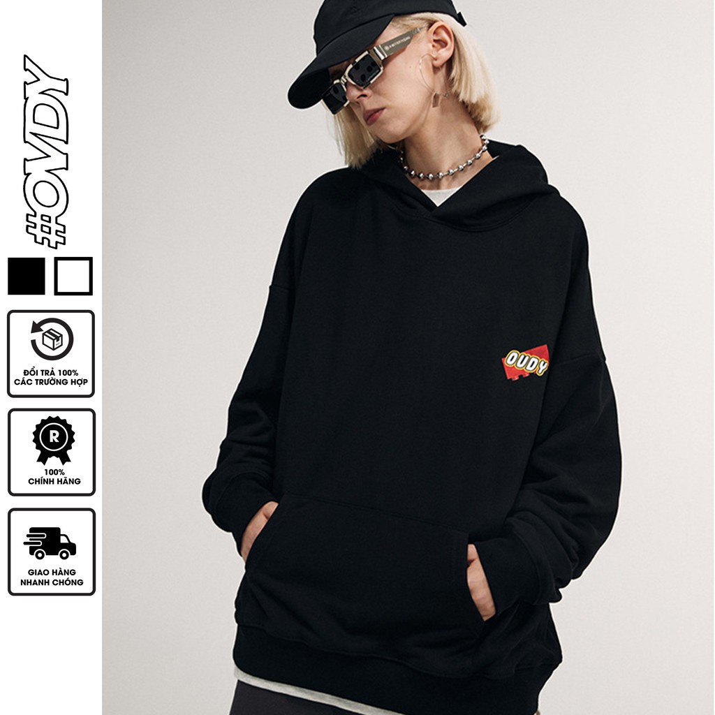 Áo Hoodie Nữ OVDY Dáng Rộng Dày Chuẩn Cotton 360g Mẫu OUDY