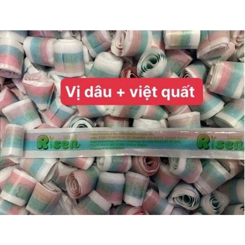 [ 350g ] Kẹo Dẻo Cuộn Rollies Risen Trái Cây Mix Vị