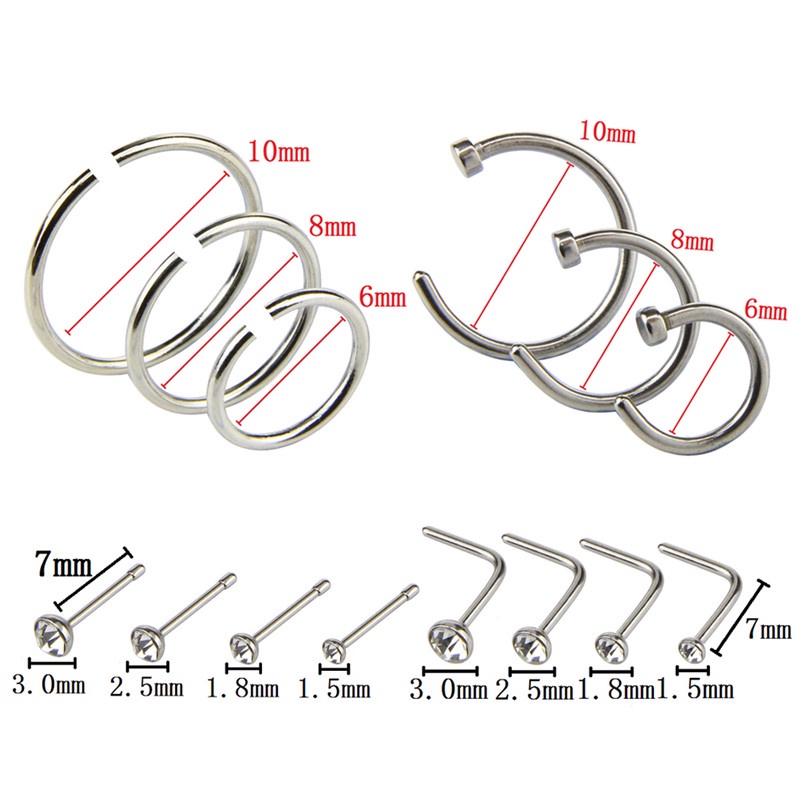 ### Bộ 14 Dụng Cụ Đeo Ngón Chân Bằng Thép Không Gỉ Thời Trang