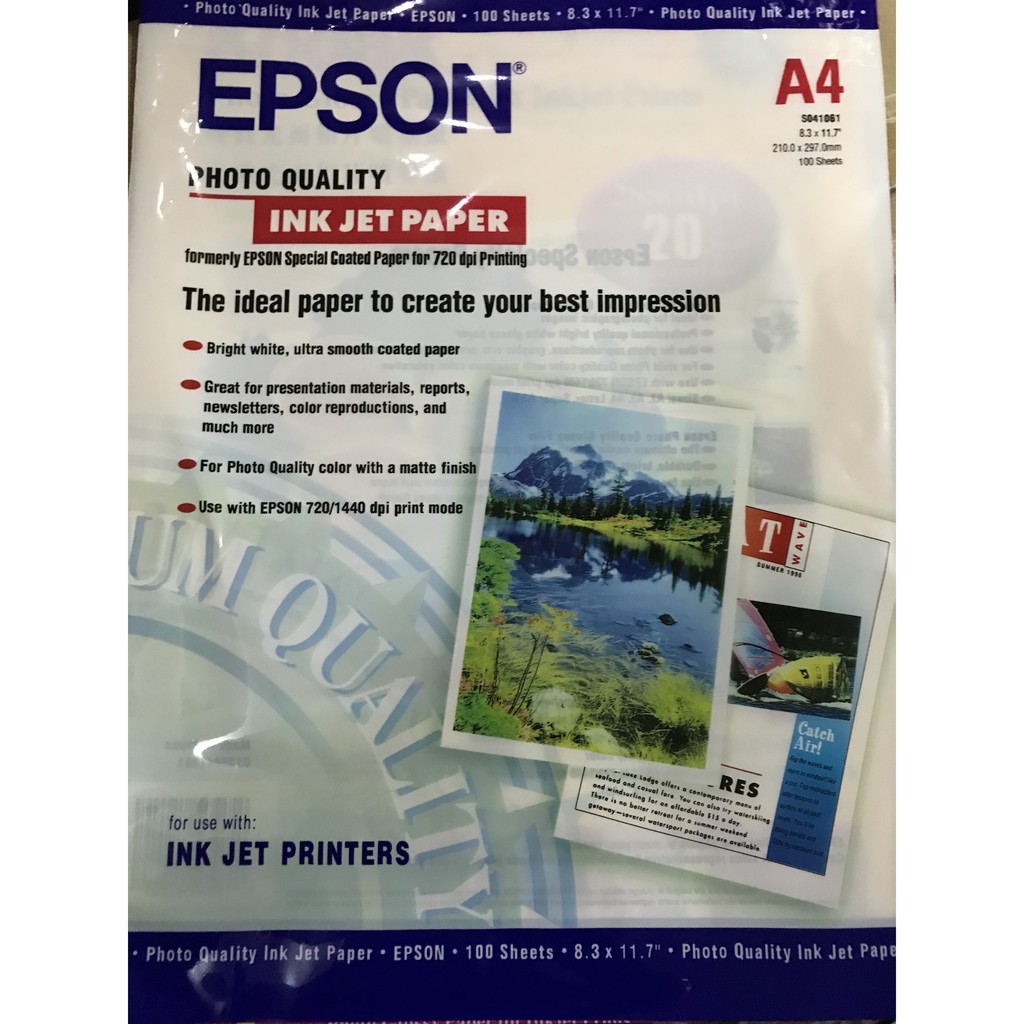 giấy in ảnh epson 130g 1 MẶT thuốc | BigBuy360 - bigbuy360.vn