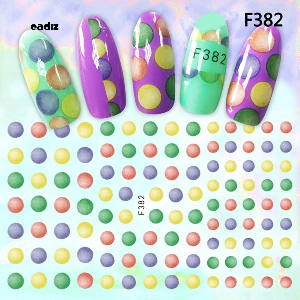 Tờ Miếng Dán Trang Trí Móng Nghệ Thuật Họa Tiết Hoa Và Chữ Xinh Xắn