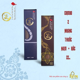 Combo 2 - Nhang Thuốc Bắc và Thuốc Nam - Nhang sạch, nhang thảo mộc, thảo dược an toàn cho sức khoẻ