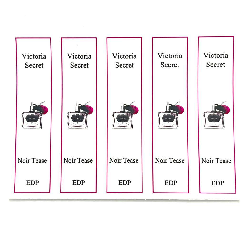 [HCM] Combo 10 Tem Dán Chai Nước Hoa Victoria's Secret cho chai chiết đủ các dòng