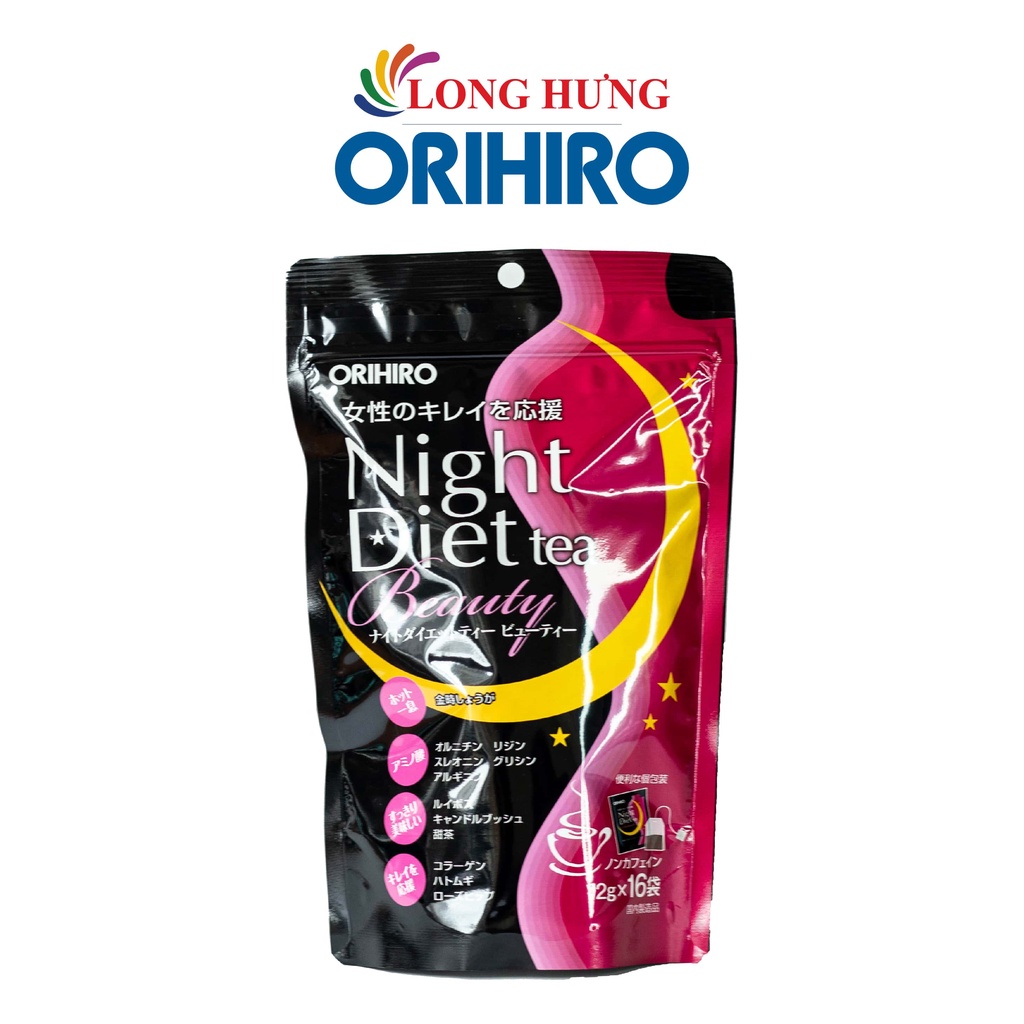 Trà Orihiro Night Diet Tea Beauty hỗ trợ giảm cân (16 gói)