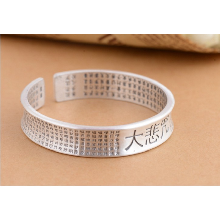 VÒNG TAY KHẮC ĐẠI BI CHÚ LINH ỨNG - VT231