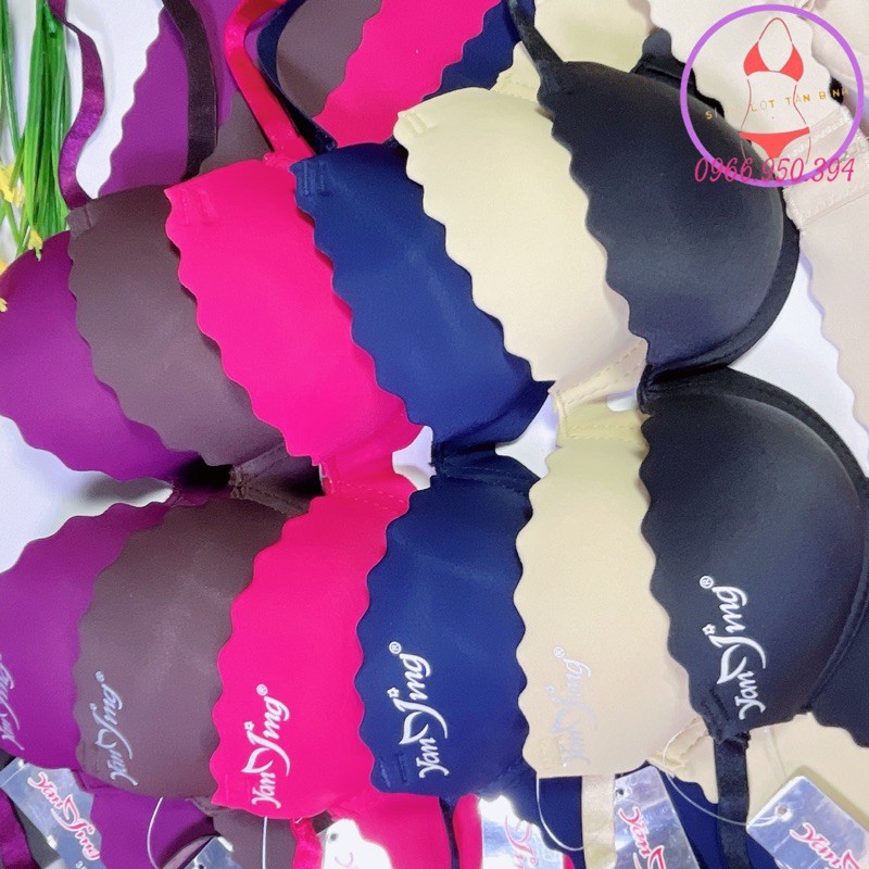 Áo lót áo ngực su đúc bàn tay nâng ngực viền lượn sóng MS904