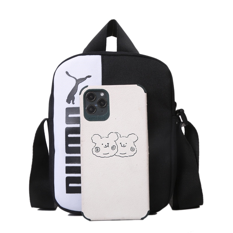 Túi đeo Vai Thể Thao Puma Nam Vải Crossbody Túi Vuông Nhỏ Túi Thư Giãn Hàn Quốc Túi Messenger