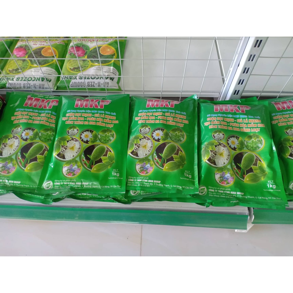 Tạo Mầm Hoa MKP 1KG - Chặn Đọt Mạnh - Già Lá Nhanh - Phân Hóa Mầm Hoa - Kích Thích Ra Hoa Đồng Loạt
