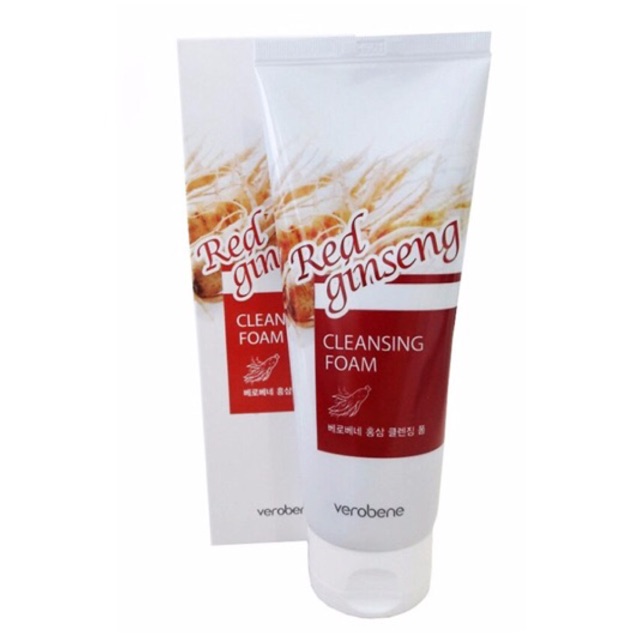 Sữa Rửa Mặt Hồng Sâm_VEROBENE RED GINSENG CLEANSING FOAM