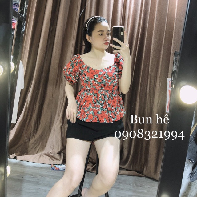 Áo hoa pelum siêu hot