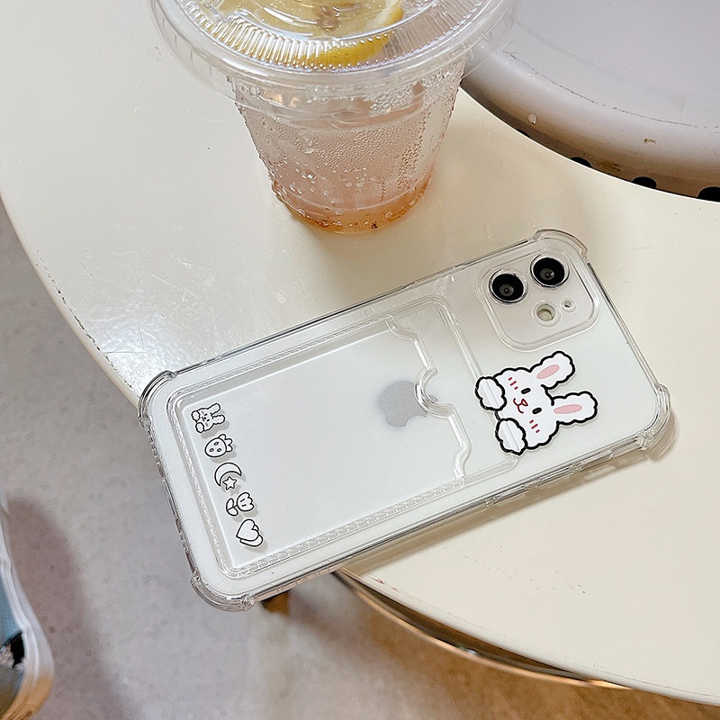 Ốp Điện Thoại Mềm Có Ngăn Đựng Thẻ Cho Iphone 12 / 12 Pro / 12 Pro Max / 11 / 11 Pro Max / Xs Max / Xr / 8 Plus /7/6/6s | BigBuy360 - bigbuy360.vn